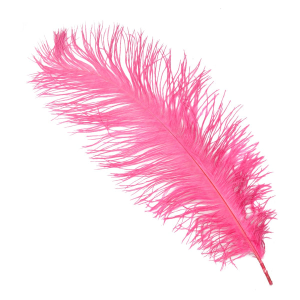 Pluma Avestruz 35 rosa maquillaje