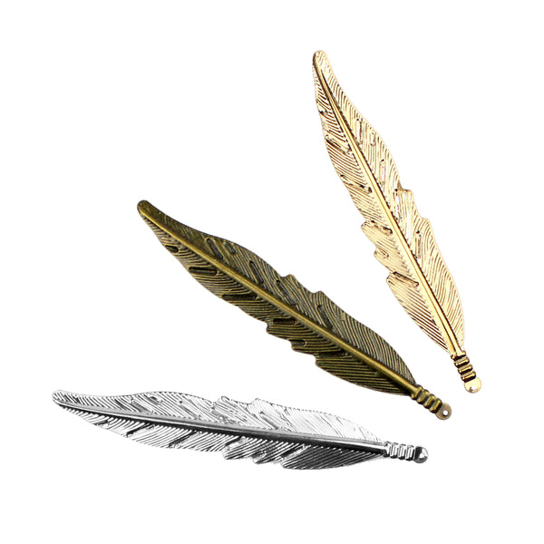Pluma de latón 11x2 cm