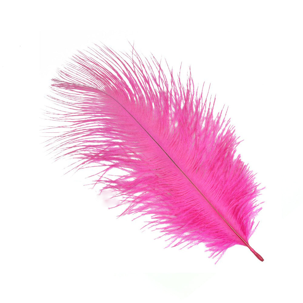 Plumas Avestruz 10 15 fucsia