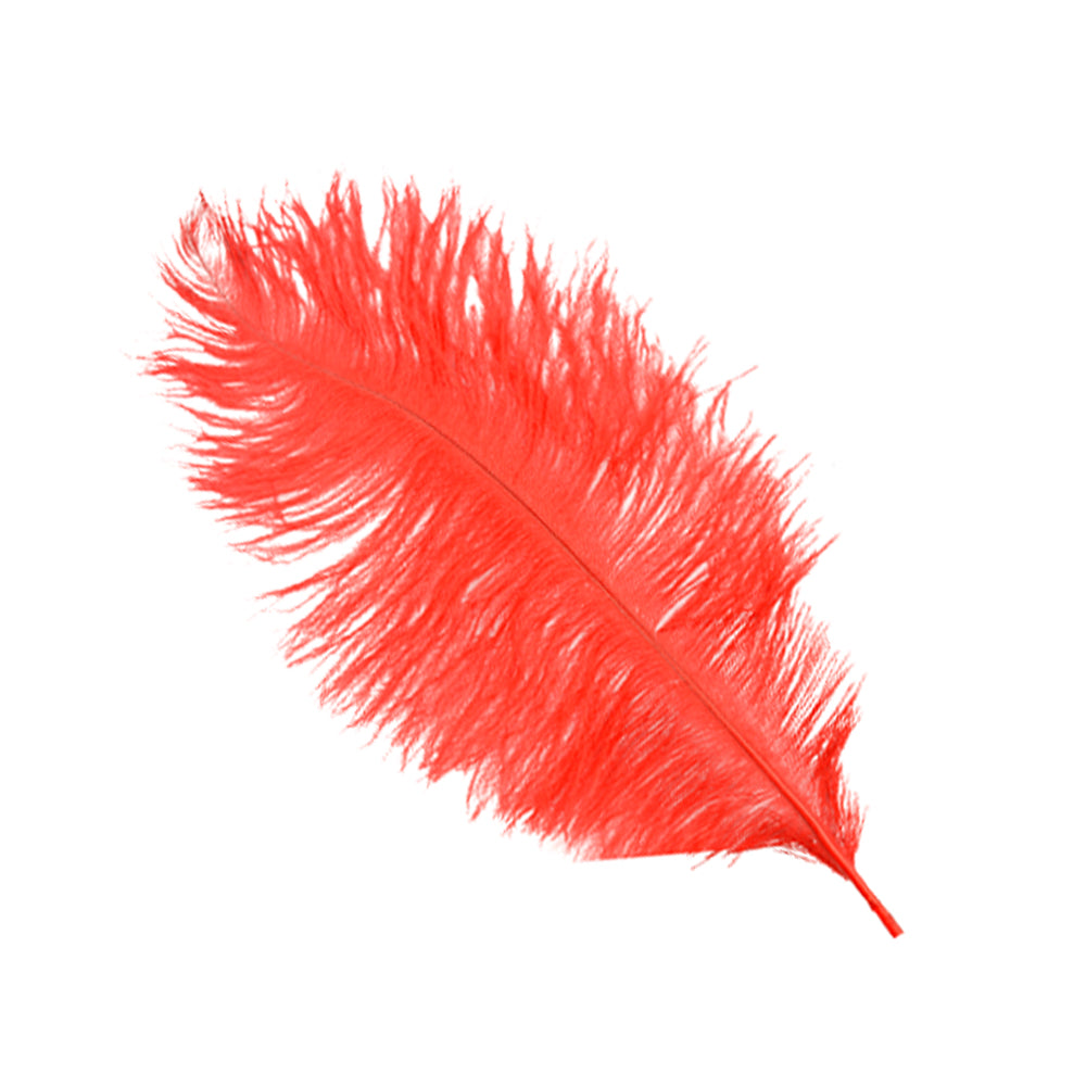 Plumas Avestruz 10 15 rojo