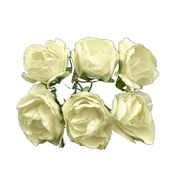 Ramillete Rosas de papel mimosa