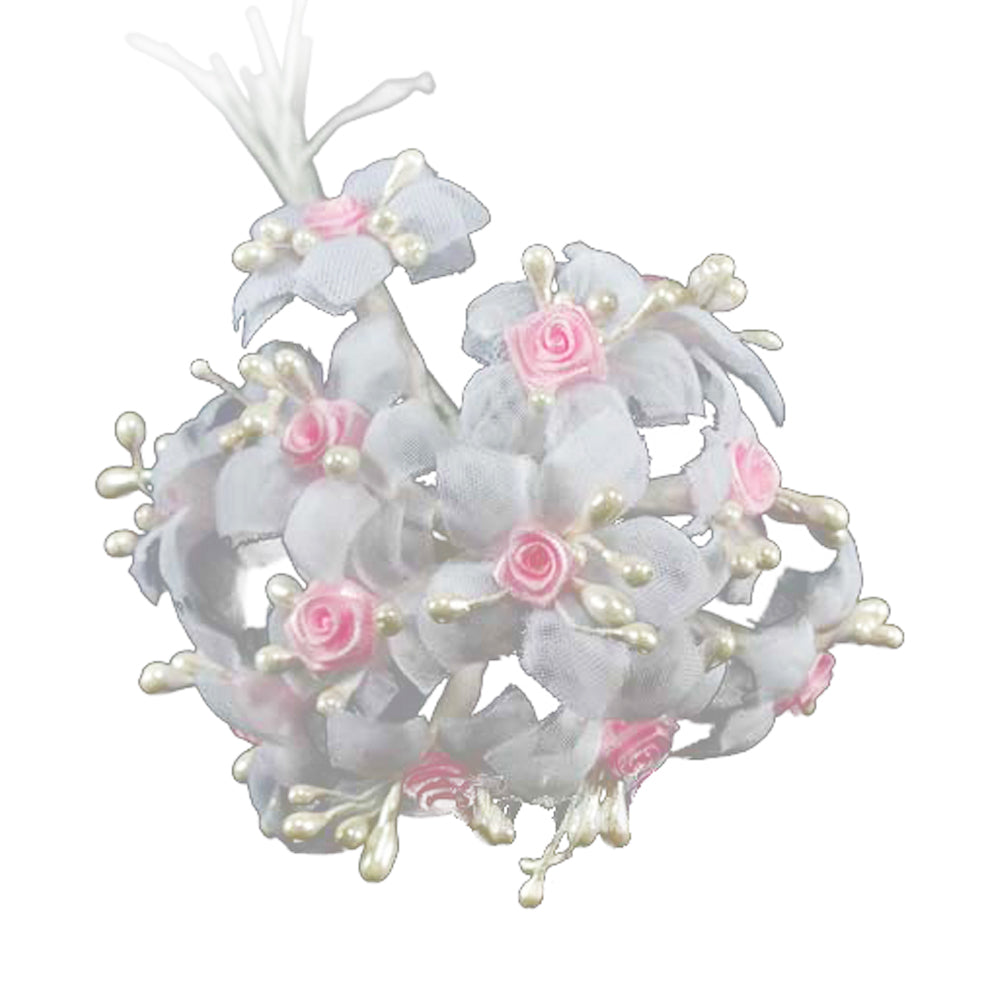 Ramillete pistilos mini rosa rosa palo