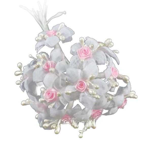 Ramillete pistilos mini rosa rosa palo