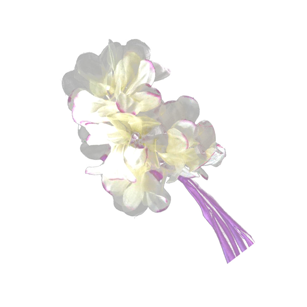 Ramo de pétalos violeta malva