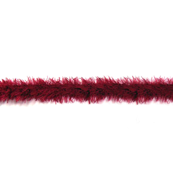 Rayon galon imitacion pluma granate