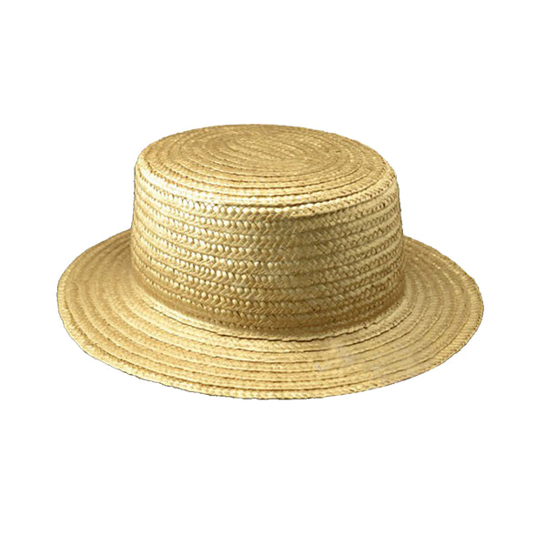 SOMBRERO CANOTIER METALIZADO oro
