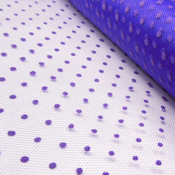 Tul Plumeti 48 CM morado