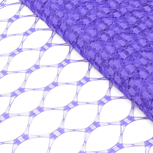Velo hexagonal 23 cm morado