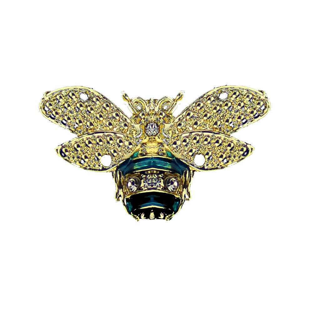 abeja con strass