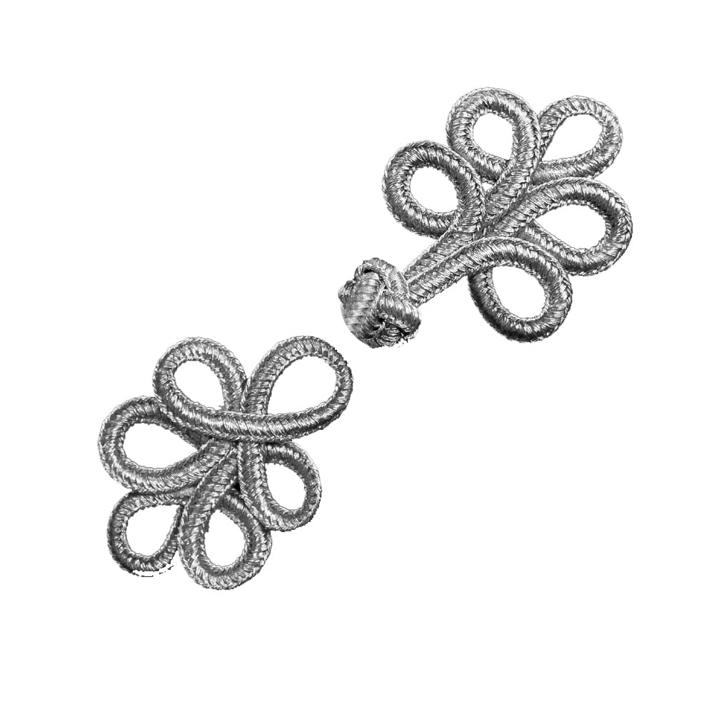 alamar braid 7x3 cm plata