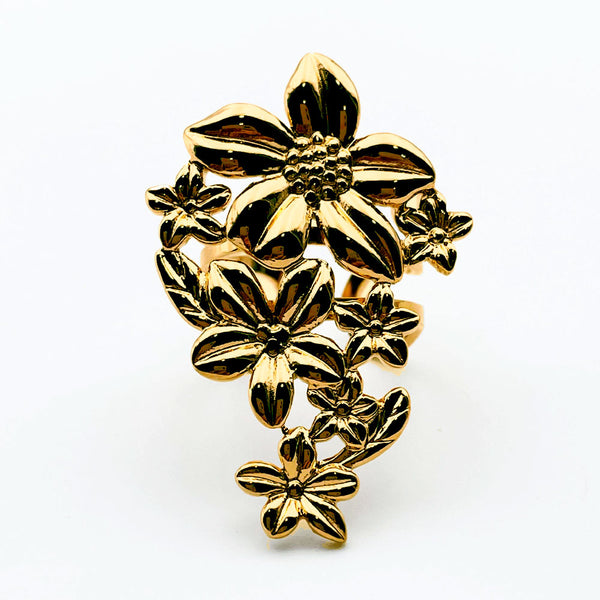 anillo primavera oro