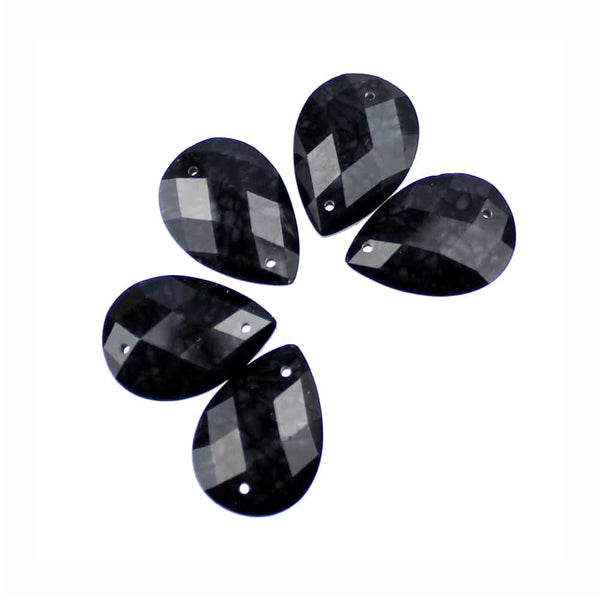 aplicacion lagrima marmoleada 13×18 mm negro