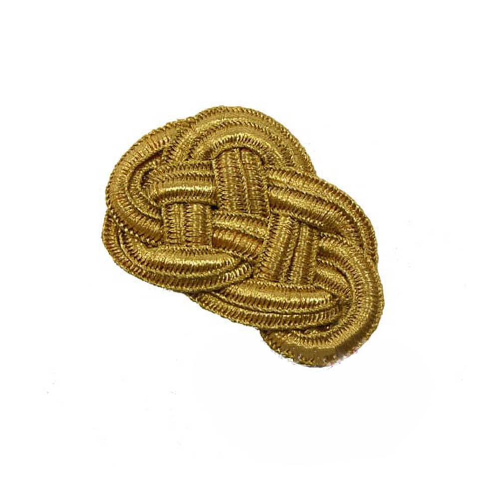 aplique pasamaneria metalizado 5.5X7.5 cm oro