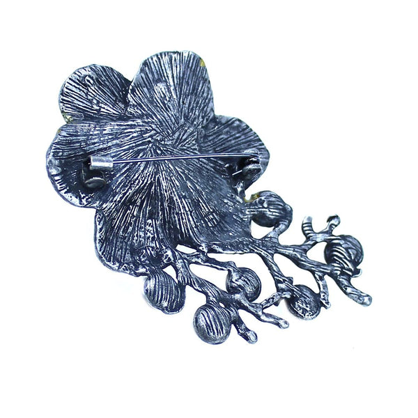 broche flor y perlas 3