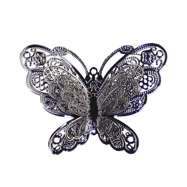 broche mariposa metal pavonado