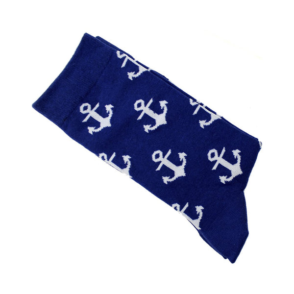 calcetines ancla azul azafata