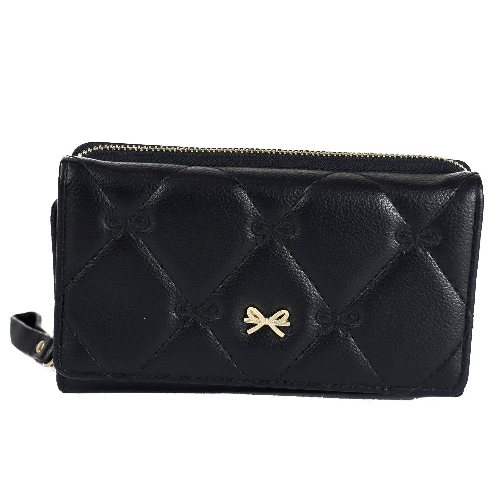 cartera polipiel negro