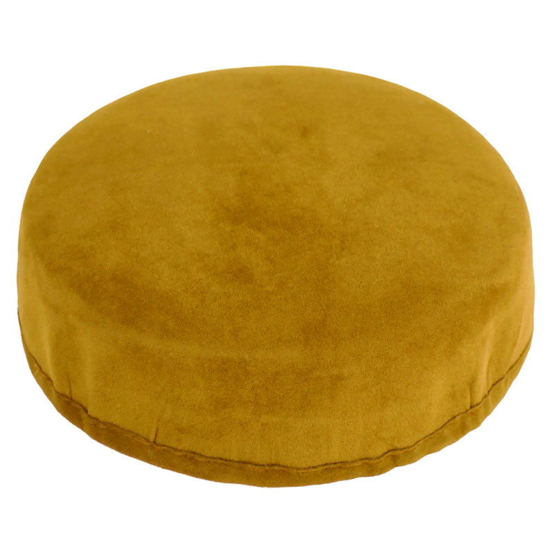 casquete antelina mostaza
