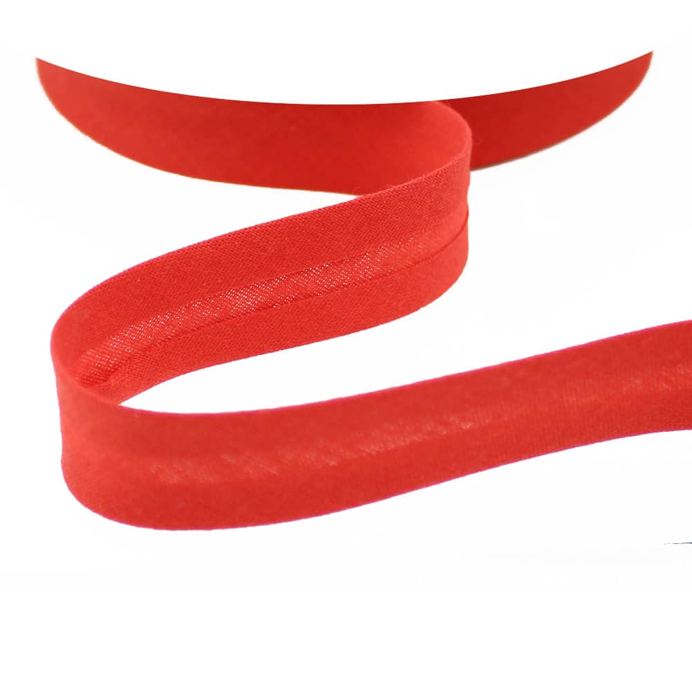 cinta bies de algodon 18 mm coral