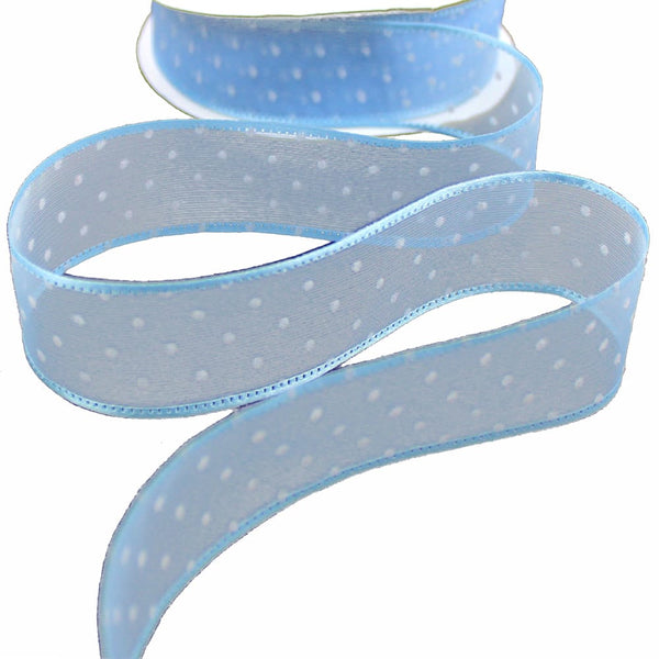 cinta nylon topos celeste