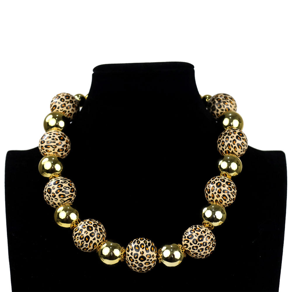 collar leopardo