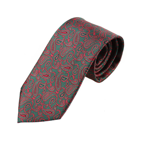 corbata albert paisley verde carruaje