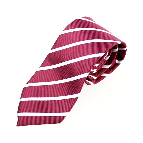 corbata angel rayas granate