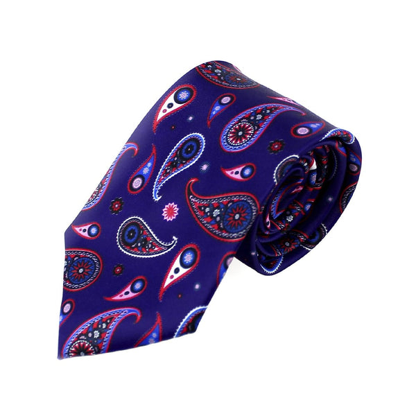 corbata aquiles paisley morado