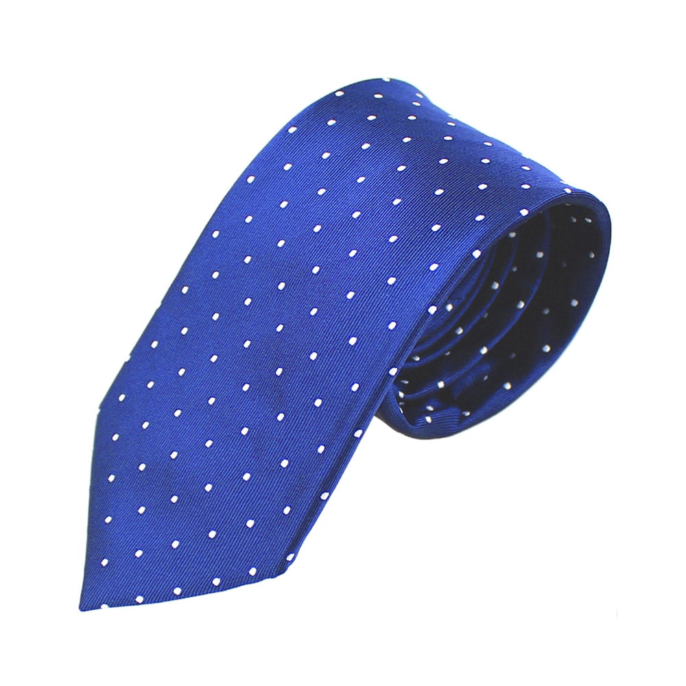 corbata armando lunares azul klein