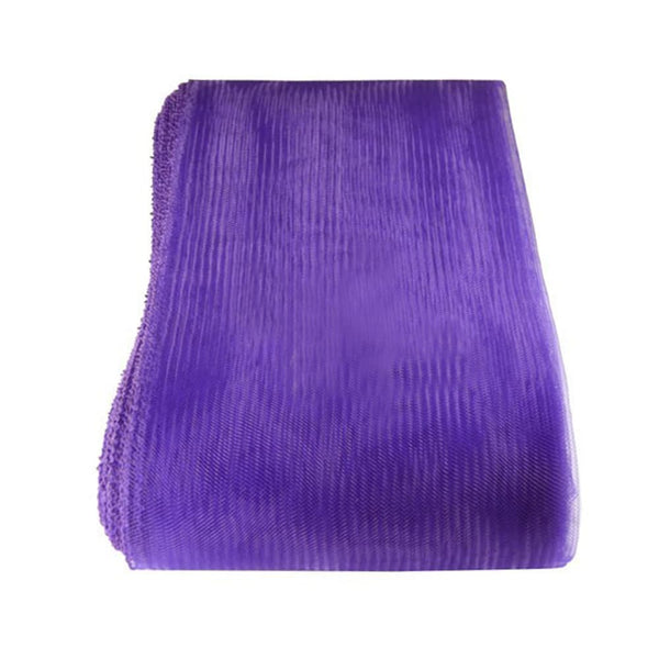 crin liso con hilo 15 cm morado