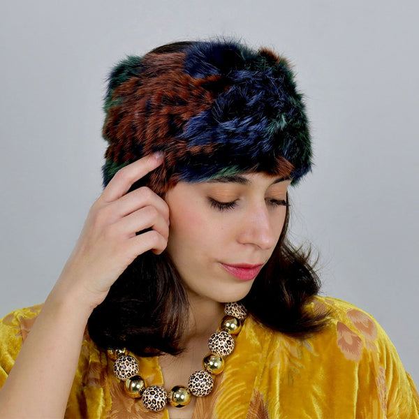 cuello turbante pelo modelo