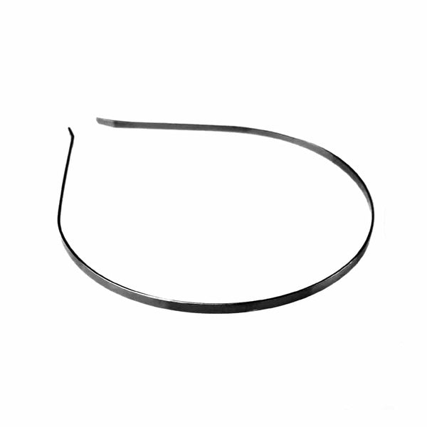 diadema metal 3 mm negro