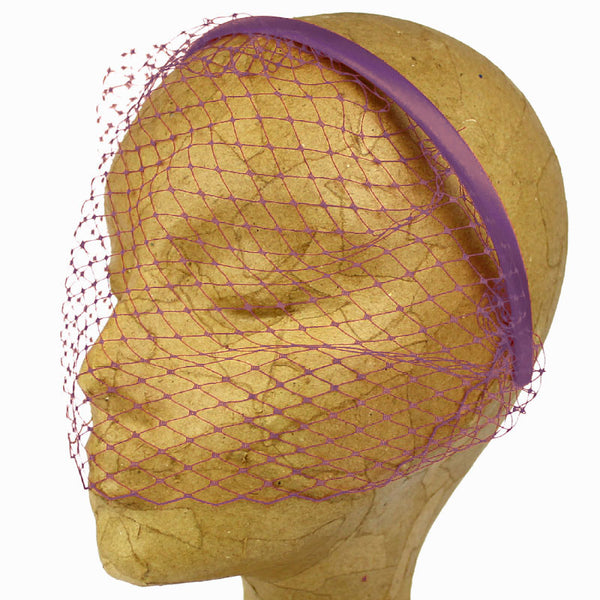 diadema velo malva