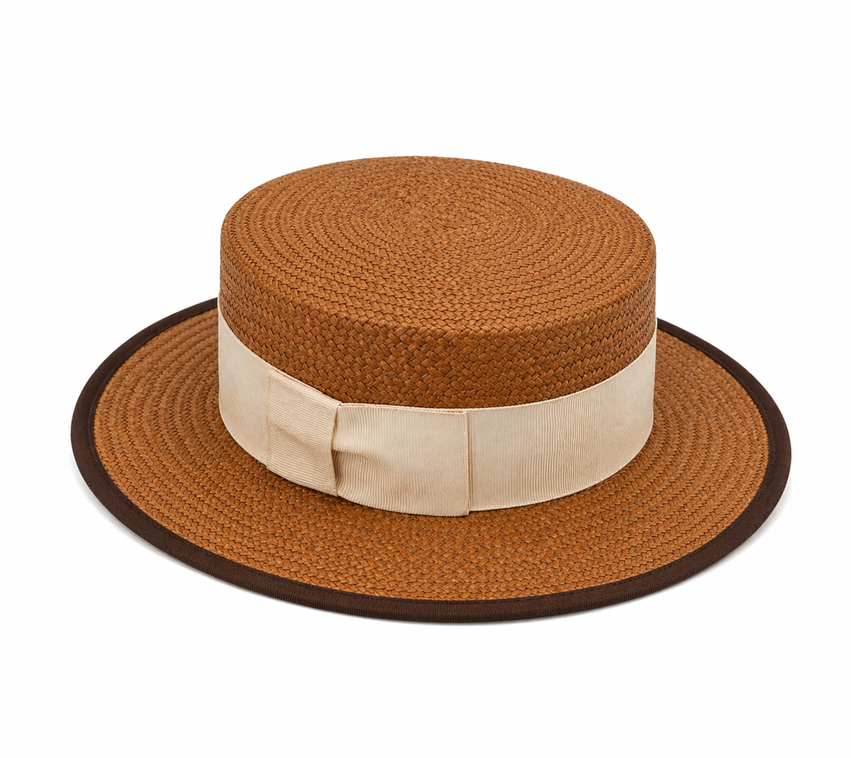 Toquilla Straw Boater Hat