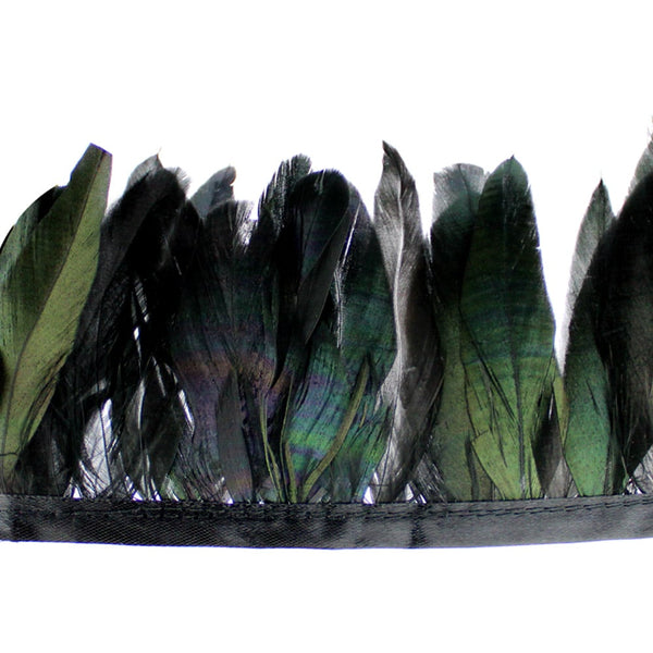 fleco pluma pato mini schlappen negro