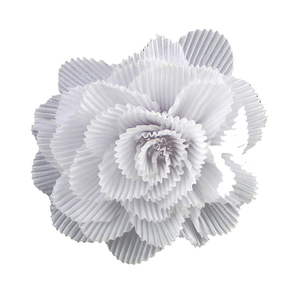 flor plisada 11 cm