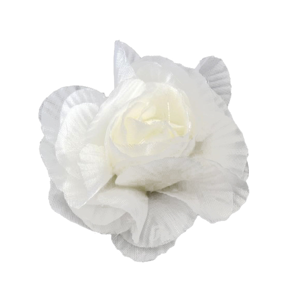 florecilla Plisada 6 CM blanco