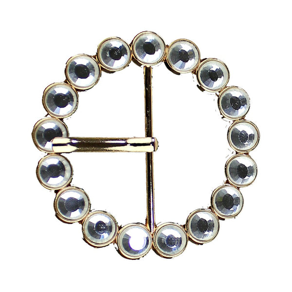 hebilla circular 6 mm oro