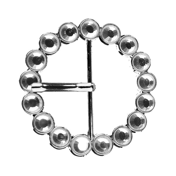 hebilla circular 6 mm plata