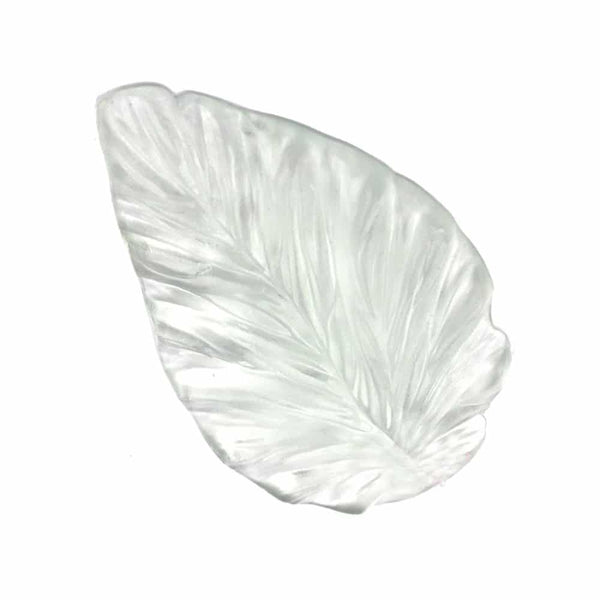 marcador hoja porcelana
