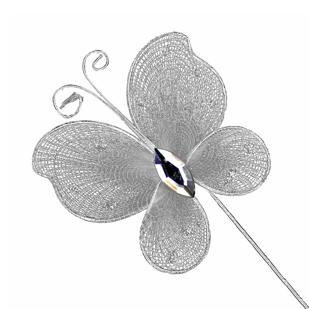 mariposa alambrada