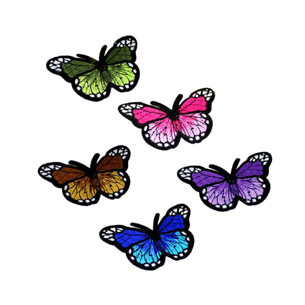 mariposa bordada termoadhesiva