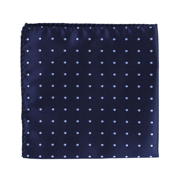 pañuelo topos azul claro