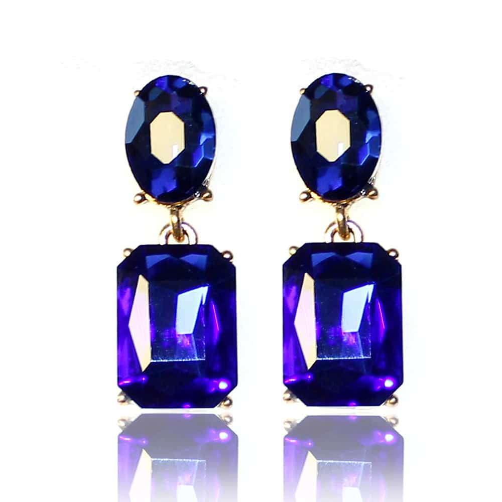 pendientes Valencia azul marino