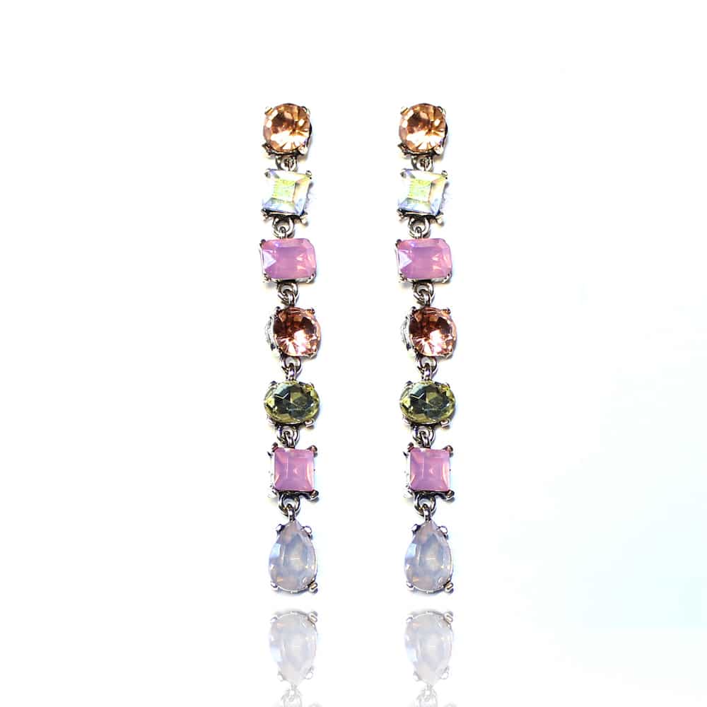 pendientes madrid rosa palo