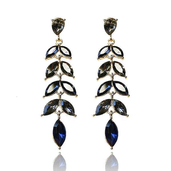 pendientes merci azul marino