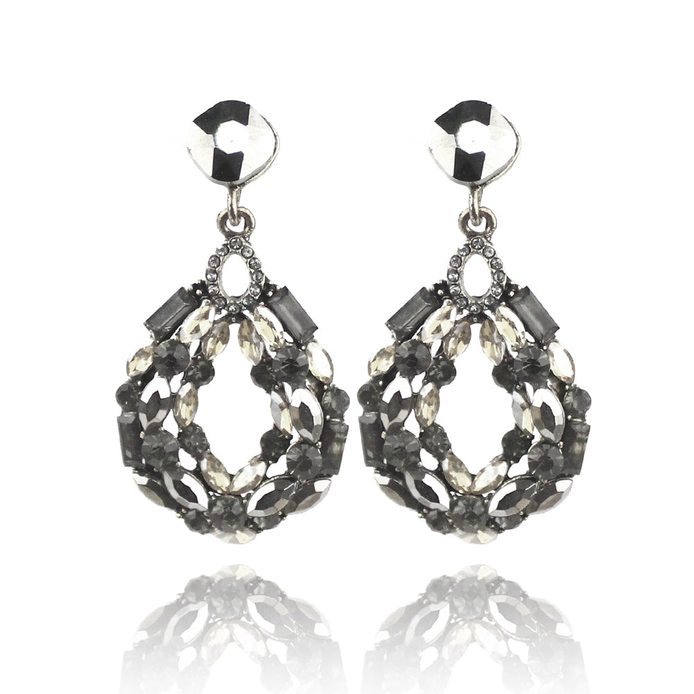 pendientes olimpia gris oscuro