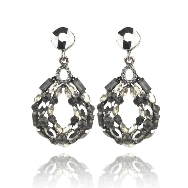 pendientes olimpia gris oscuro