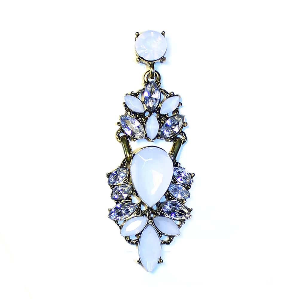 pendientes segovia blanco