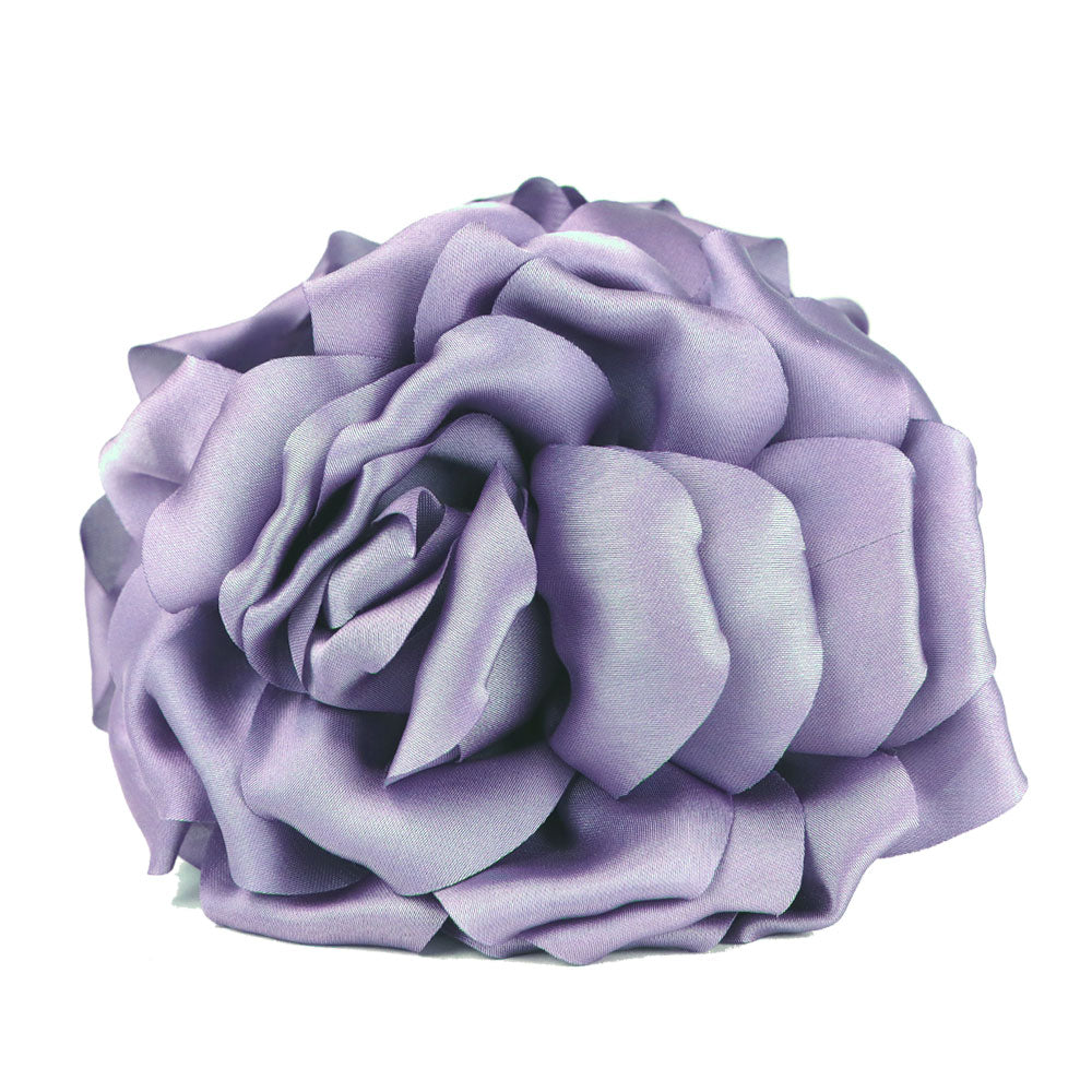 pinza flor camelia lila